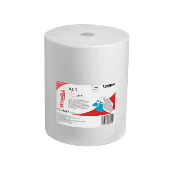 Фото товара: WypAll® X60 Genral Clean — Большой рулон / Белый