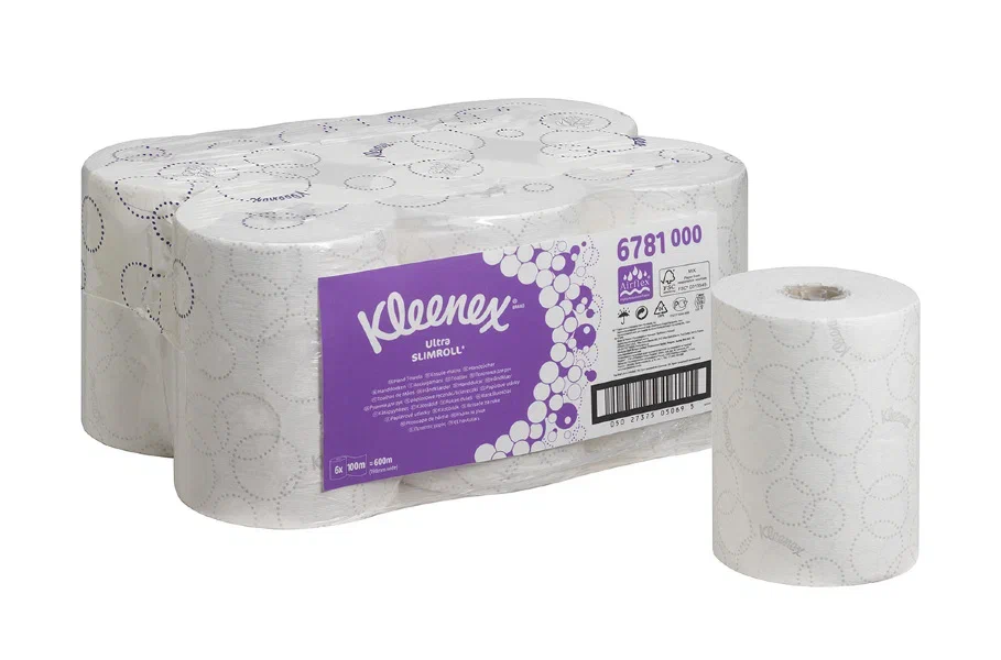 Фото товара: Kleenex® Ultra™ Slimroll™ Полотенца для рук — Рулон / Белый