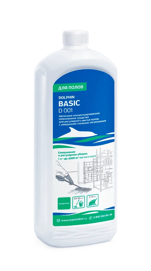 Фото товара: Средство для ухода за полом Dolphin Basic, 1 л