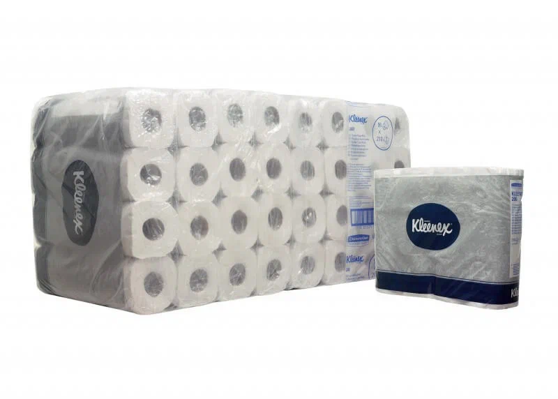 Фото товара: Kleenex® Туалетная бумага в рулонах — Стандартные / Белый /200