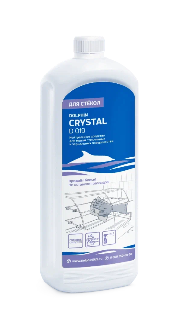 Фото товара: Средство для мытья стекол Crystal, 1 л