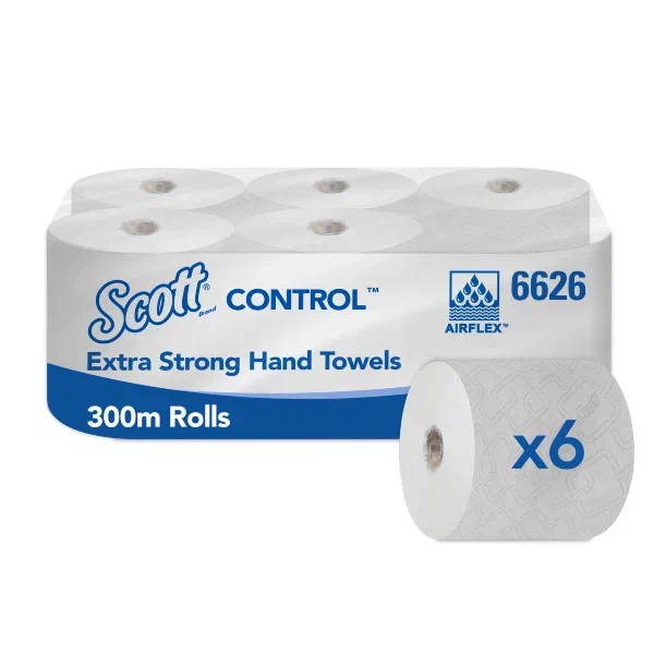 Фото товара: Scott® CONTROL EXTRA STRONG Полотенца для рук — Рулон / Белый