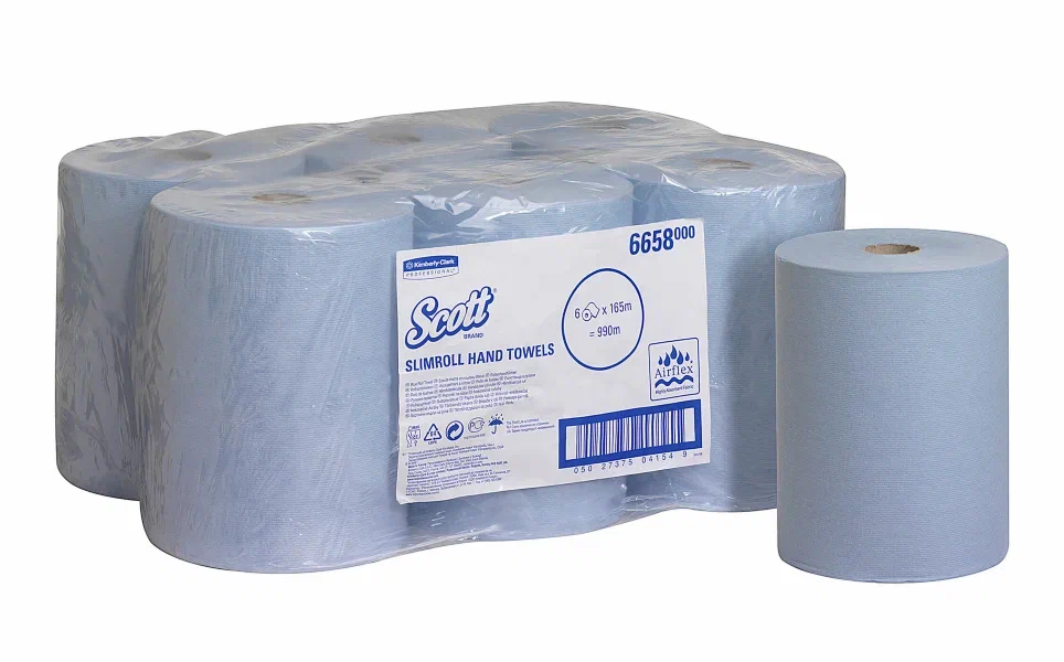 Фото товара: Scott® Slimroll™ Полотенца для рук — Синий