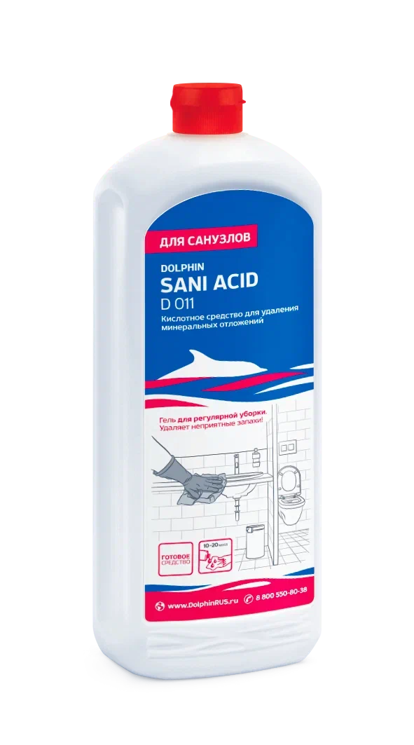 Фото товара: Средство для уборки сантехники и туалетов Sani-Acid, 1 л