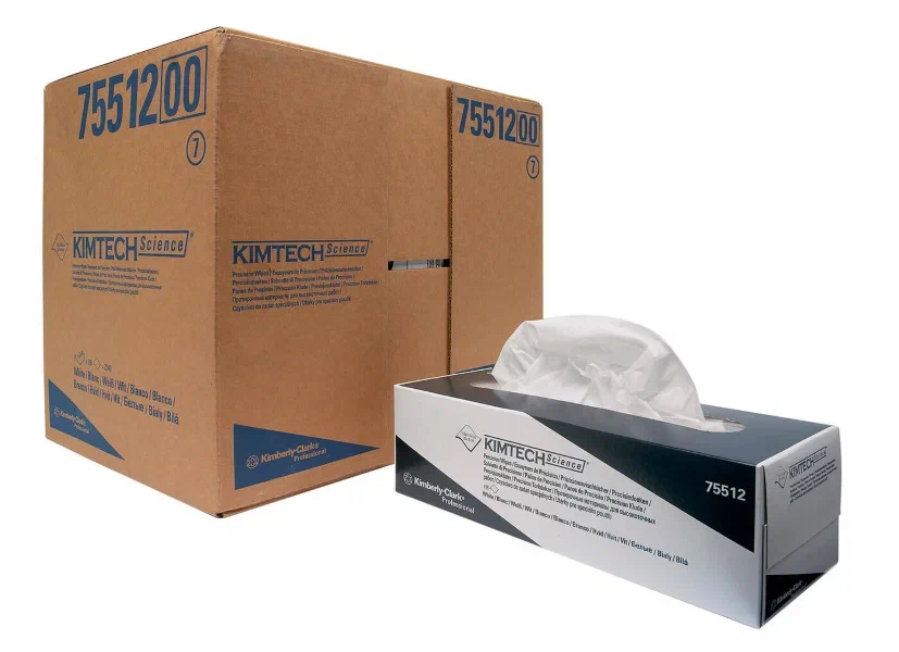 Фото товара: Kimtech® Science Протирочный материал для точных работ — Коробка Рор-Up / Белый / Большой