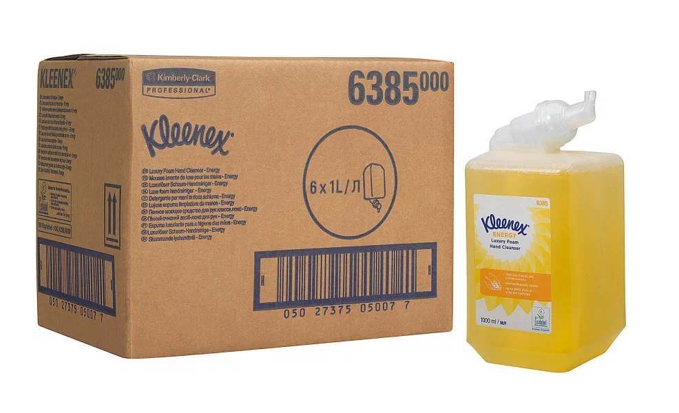 Фото товара: Kleenex® Botanics™ Luxury Foam Hand Wash — Картридж / Желтый / 1 л