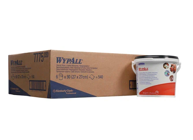 Фото товара: WypAll® Протирочные салфетки — Зеленый / 90 листов