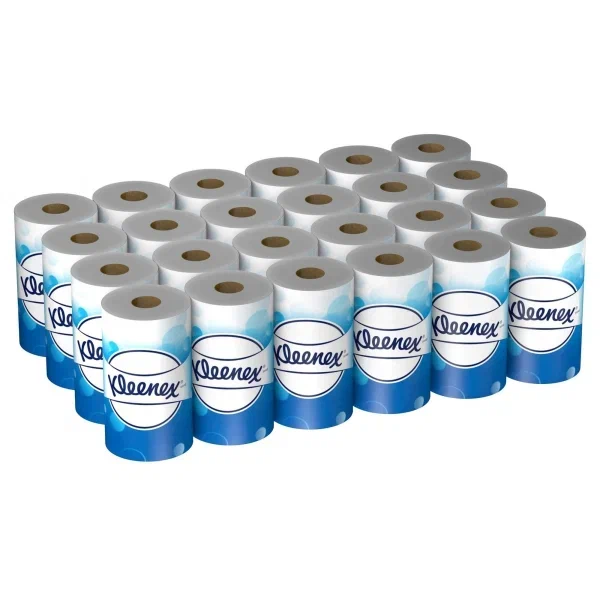 Фото товара: Kleenex® Туалетная бумага в рулонах — Маленький рулон / Белый