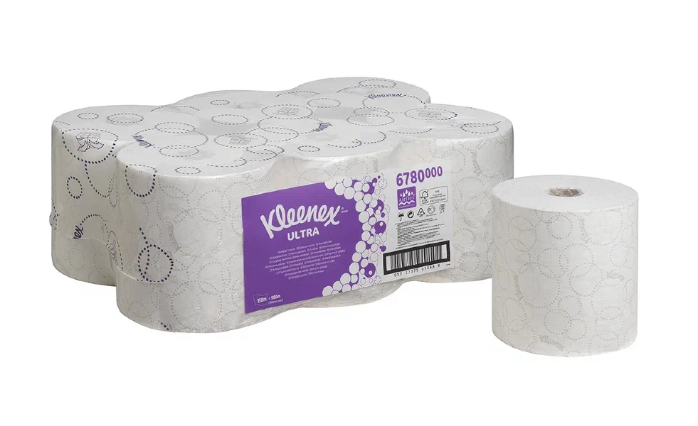 Фото товара: Kleenex® ULTRA™ Полотенца для рук — Рулон / Белый / 150 м