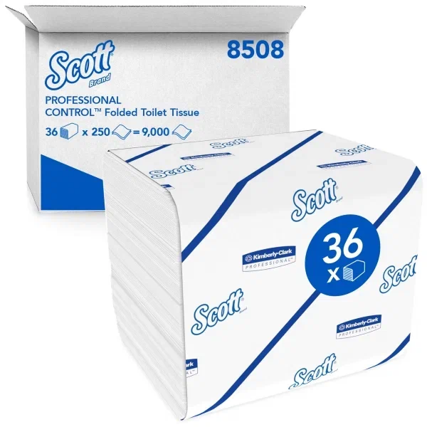 Фото товара: Scott® Control™ Туалетная бумага — Упаковка Bulk Pack / Белый
