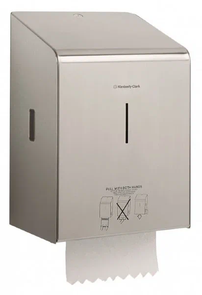 Фото товара: Kimberly-Clark Professional™ Диспенсер для рулонных бумажных полотенец — Нержавеющая сталь