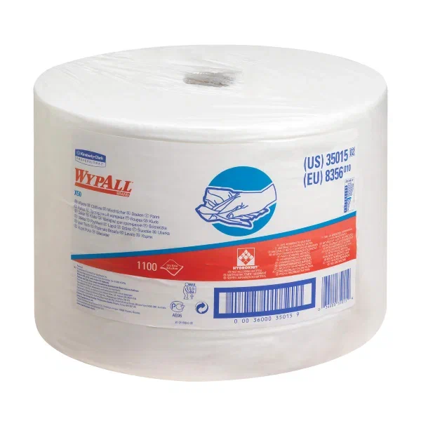 Фото товара: WypAll® X50 Genral Clean — Большой рулон / Белый