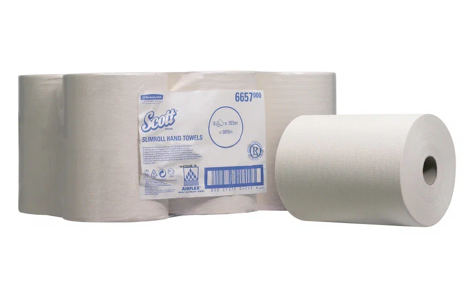 Фото товара: Scott® Control™ Slimroll™ Полотенца для рук — Рулон / Белый
