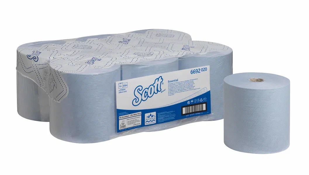 Фото товара: Scott® Essential™ Полотенца для рук — Рулон / Синий