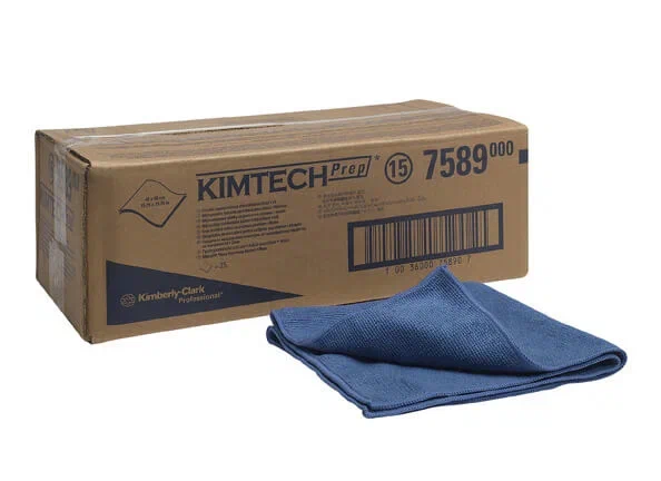 Фото товара: Kimtech® Салфетки из микрофибры для подготовки поверхности — Синий