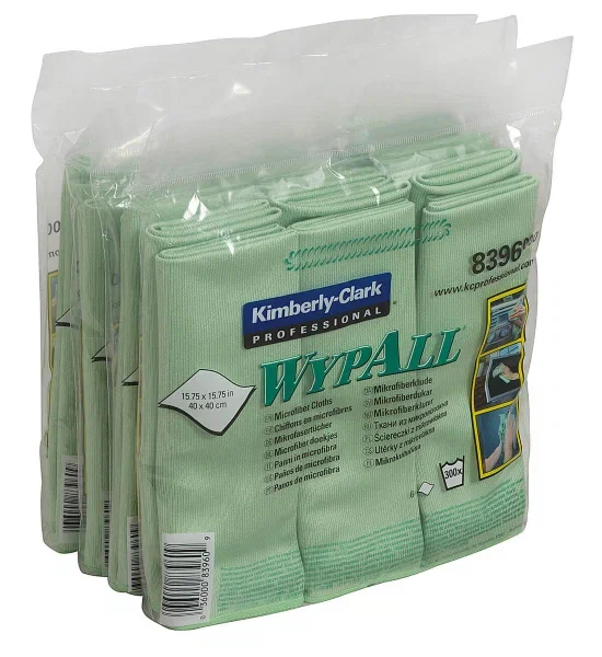 Фото товара: WypAll® Микрофибра — Сложенная / Зеленый /40 x 40 см