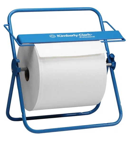 Фото товара: Kimberly-Clark Professional™ Настенный диспенсер для протирочных материалов — Большой рулон / Синий