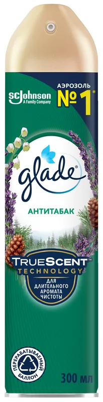 Фото товара: Glade Освежитель воздуха Антитабак, 300 мл
