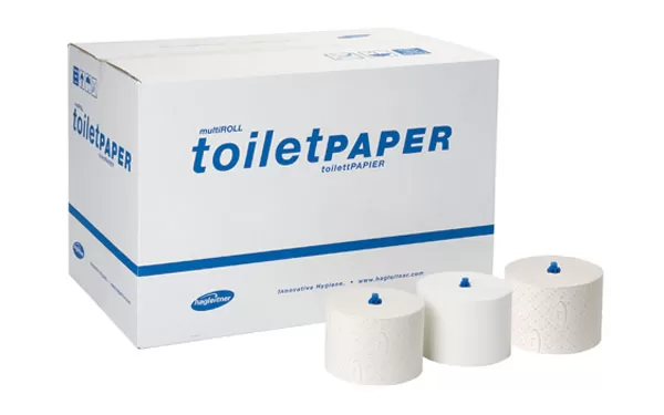 Фото товара: Туалетная бумага в рулонах Hagleitner MultiROLL W2 2-сл, 114м, 950л, чисто белая