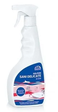 Фото товара: Средство для уборки сантехники и туалетов Sani Delicate с триггером, 500 мл