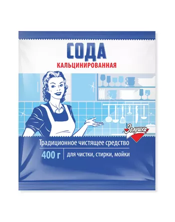 Фото товара: Золушка Сода кальцинированная 400 г