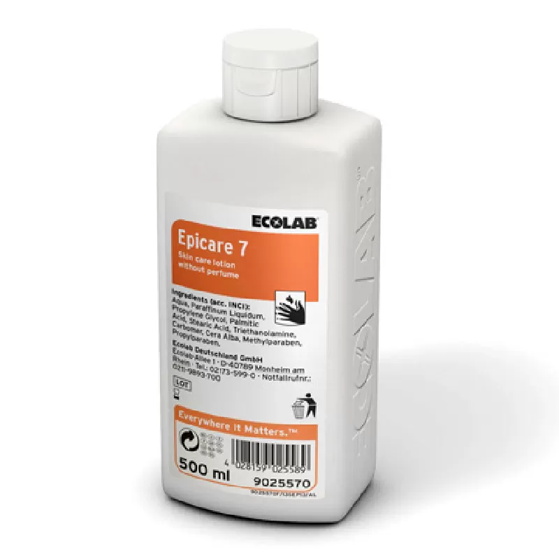 Фото товара: Ecolab Epicare 7 (Эпикеа 7) увлажняющий лосьон для ухода за кожей рук 0.5 л