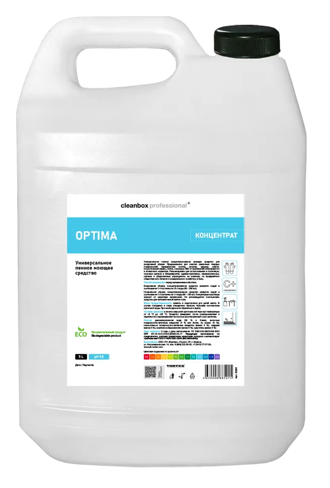 Фото товара: Универсальное пенное моющее средство CleanBox Professional OPTIMA, 5 л
