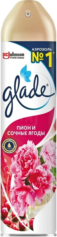 Фото товара: Glade Освежитель воздуха Пион и сочные ягоды, 300 мл