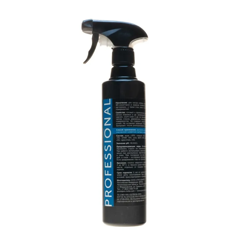 Фото товара: Средство универсальное моющее 500мл Pro-Brite SPRAY CLEANER для твердых поверхностей,триггер(003-05)