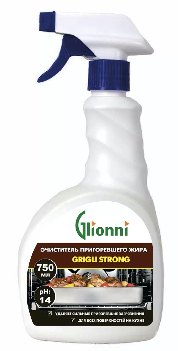 Фото товара: Ekokemika Grigli Strong концентрированное средство для чистки кухонных плит, духовых шкафов, грилей, 0.75 л