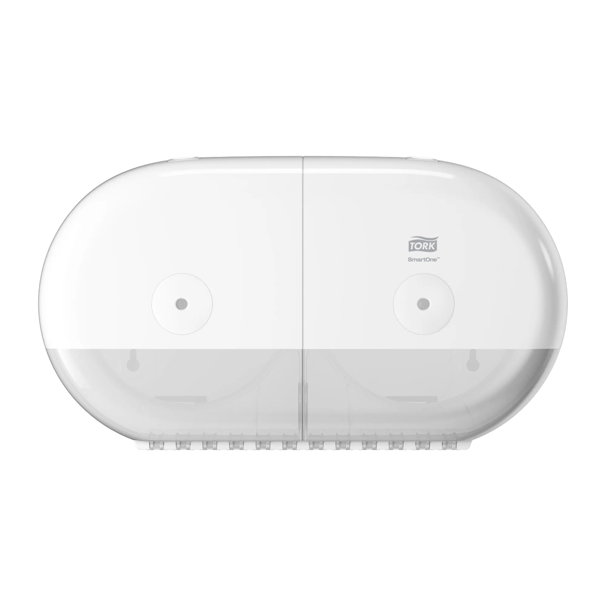 Фото товара: Tork SmartOne® двойной диспенсер для туалетной бумаги в мини-рулонах белый 682000