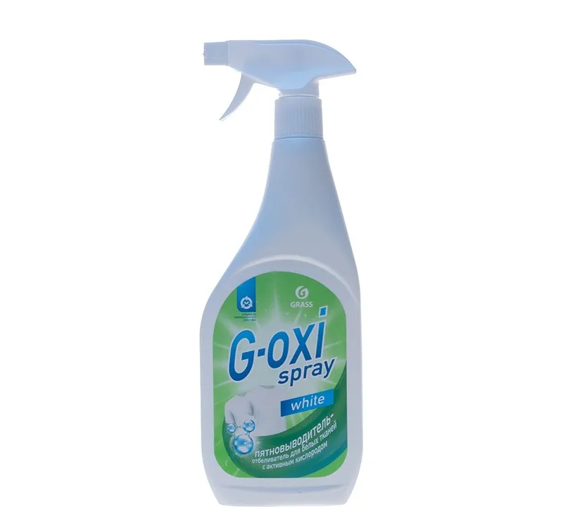 Фото товара: Пятновыводитель  600мл Grass G-Oxi для белых вещей с активным кислородом, спрей (125494)