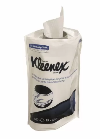 Фото товара: Салфетки дезинфицирующие Kleenex, сменный блок 100л (для диспенсера 7936), 1/6