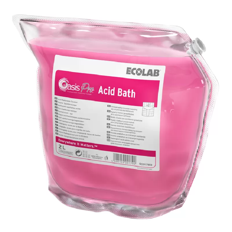 Фото товара: Ecolab Oasis Pro Acid Bath Кислотное моющее средство для ванных комнат