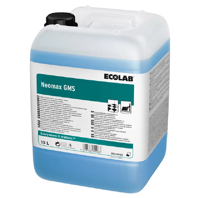Фото товара: Ecolab Neomax (Neomat) GMS моющее средство для глубокой очистки полов для любых водостойких твердых напольных покрытий для поломоечных машин