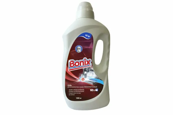Фото товара: Гель для посудомоечных машин Гипоаллергенный Bonix, 1,5 л