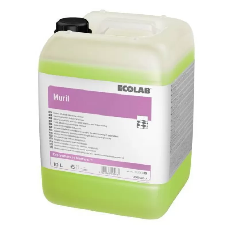 Фото товара: Ecolab Muril сильнощелочное моющее средство для удаления промышленных загрязнений с твердых щелочестойких напольных покрытий