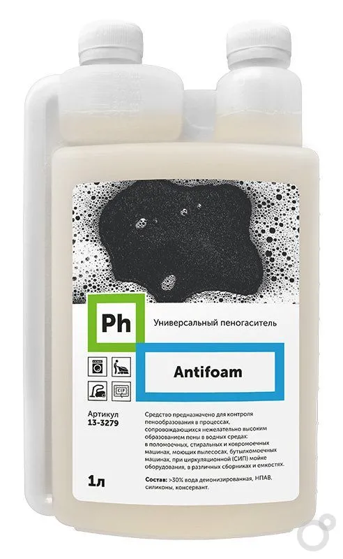 Фото товара: Ph Antifoam Универсальный пеногаситель, 1 л