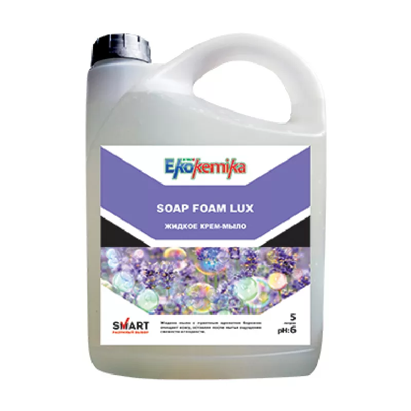 Фото товара: Жидкое мыло, 5л, ПЭТ, SOAP FOAM LUX KMG-29-05П