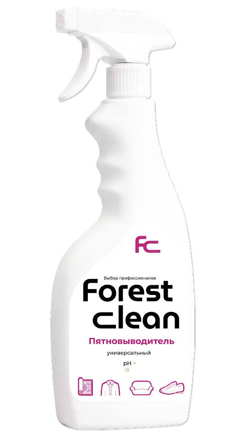 Фото товара: Forest clean Пятновыводитель спрей универсальный очиститель 500 мл.