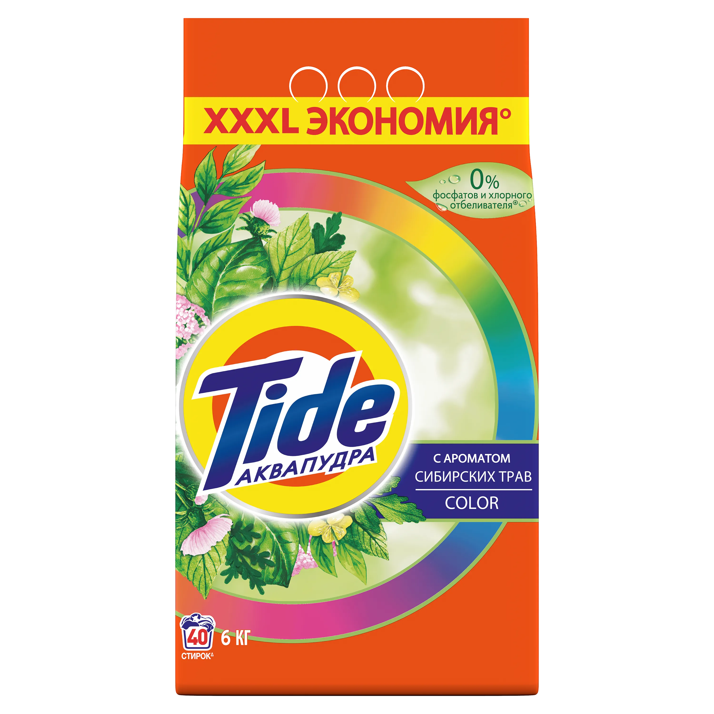 Фото товара: Tide автомат Color Сибирские травы, 6 кг