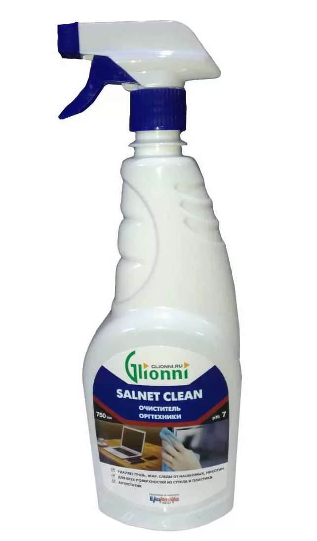 Фото товара: Ekokemika Salnet Clean универсальное нейтральное средство для мытья любых твердых поверхностей, 0.75 л с триггером