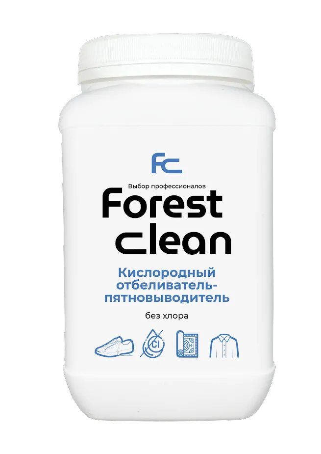 Фото товара: Forest clean кислородный отбеливатель-пятновыводитель 1 кг.