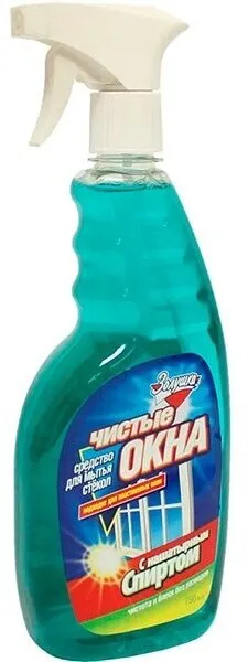 Фото товара: Золушка Чистые Окна с Нашатырным спиртом с триггером, 0.75 л