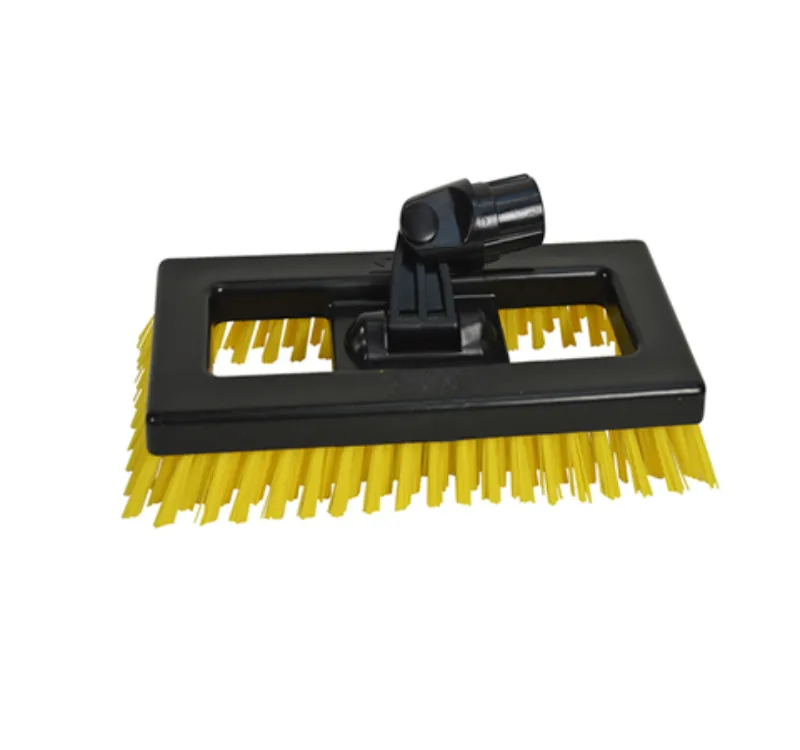 Фото товара: Щетка-скраб SYR Deck Scrubber 24 см на шарнире для плитки крепл. Interchange желтая