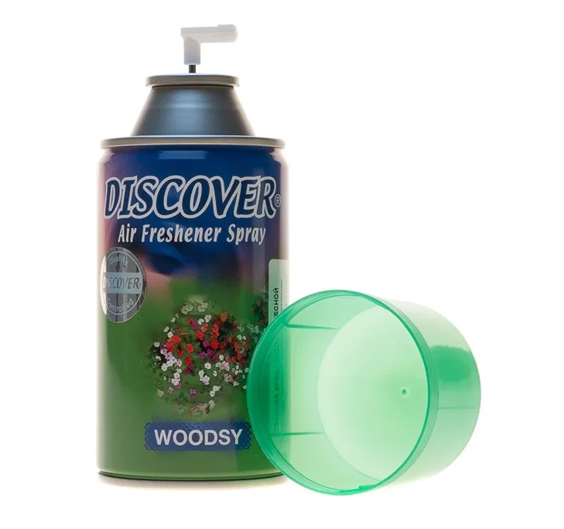 Фото товара: Освежитель воздуха для диспенсера 320мл DISCOVER Spray WOODSY
