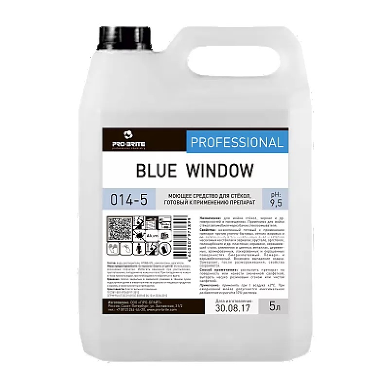 Фото товара: Blue Window Моющее средство для стёкол, готовый к применению препарат