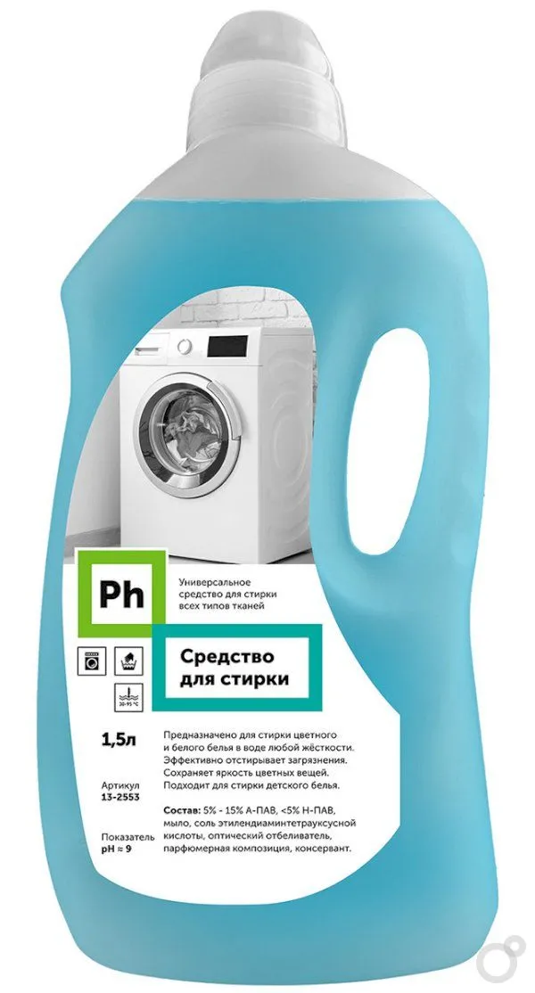 Фото товара: Ph Средство для стирки, 1,5 л