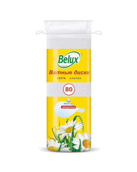 Фото товара: Ватные диски Belux 80 шт