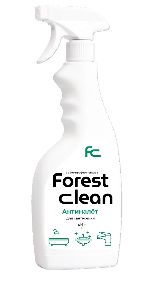 Фото товара: Forest clean чистящее средство от известкового налета ржавчины Антиналет 500 мл.